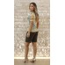 034397  Blusa Manga Curta Ramany Estampada